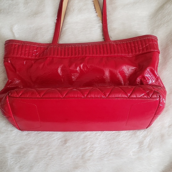 COACH patent leather red purse - Picture 2 of 4